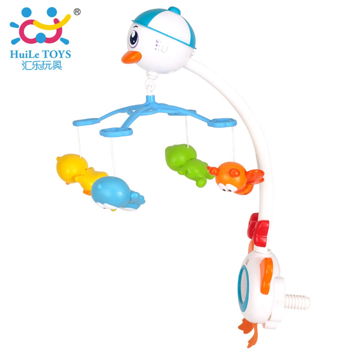 Treo cũi hình vịt Huile Toys HL.858 - góc nghiêng