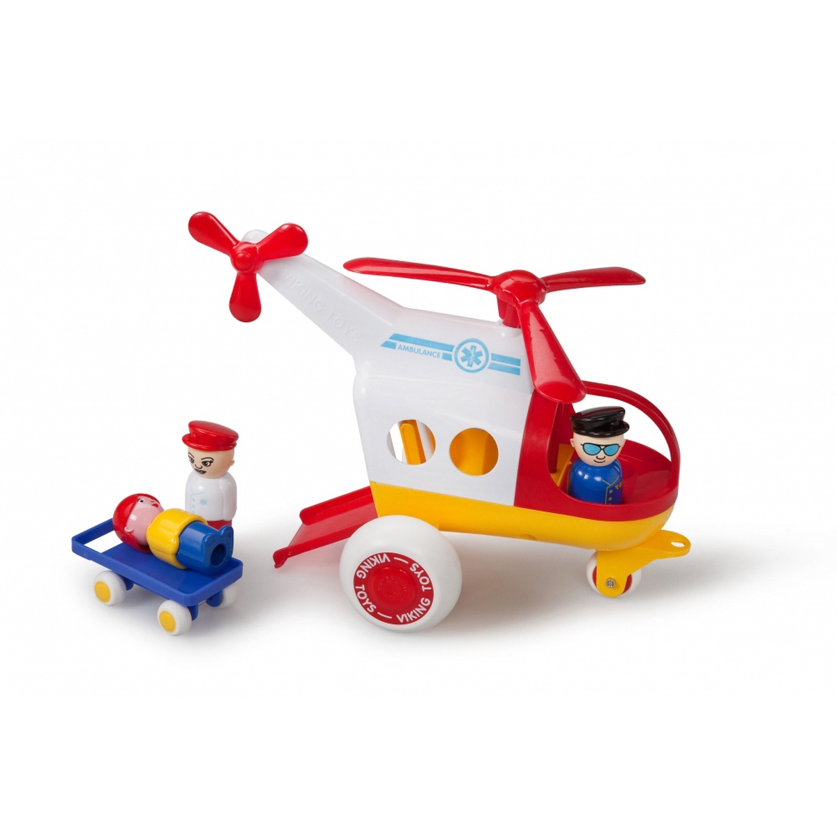 Đồ chơi trực thăng cứu hộ Viking Toys V1272 - mặt trái