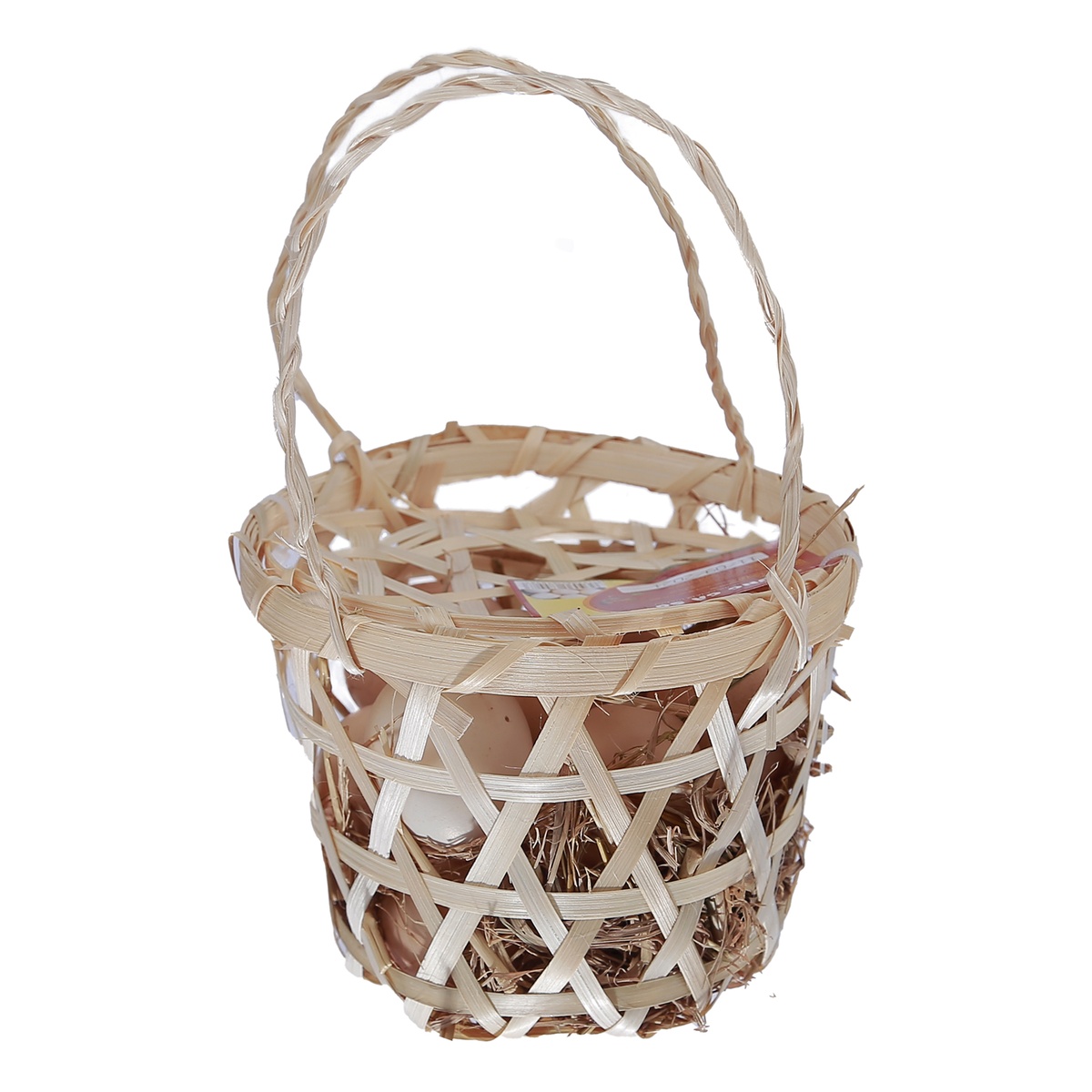 Trứng Gà so giỏ mây Ba Vì - Organica - mặt trái