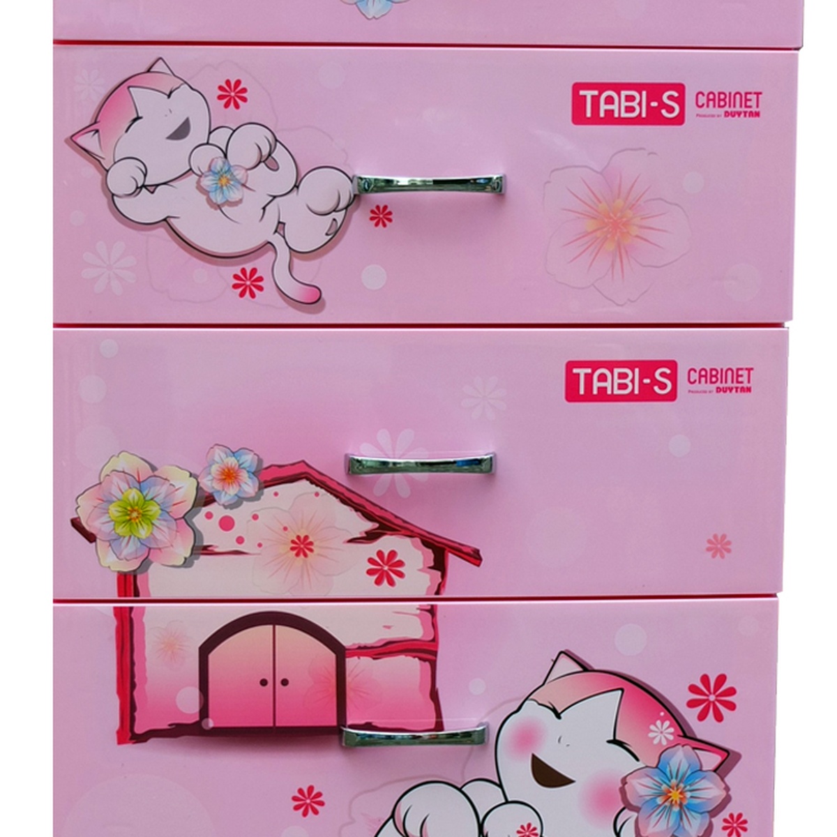 Tủ nhựa Duy Tân Tabi-S 5 ngăn - mặt phải