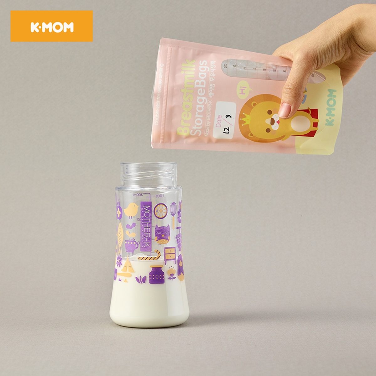 Túi trữ sữa K-MOM Hàn Quốc (200ML-50C) KM13608 - hình 6