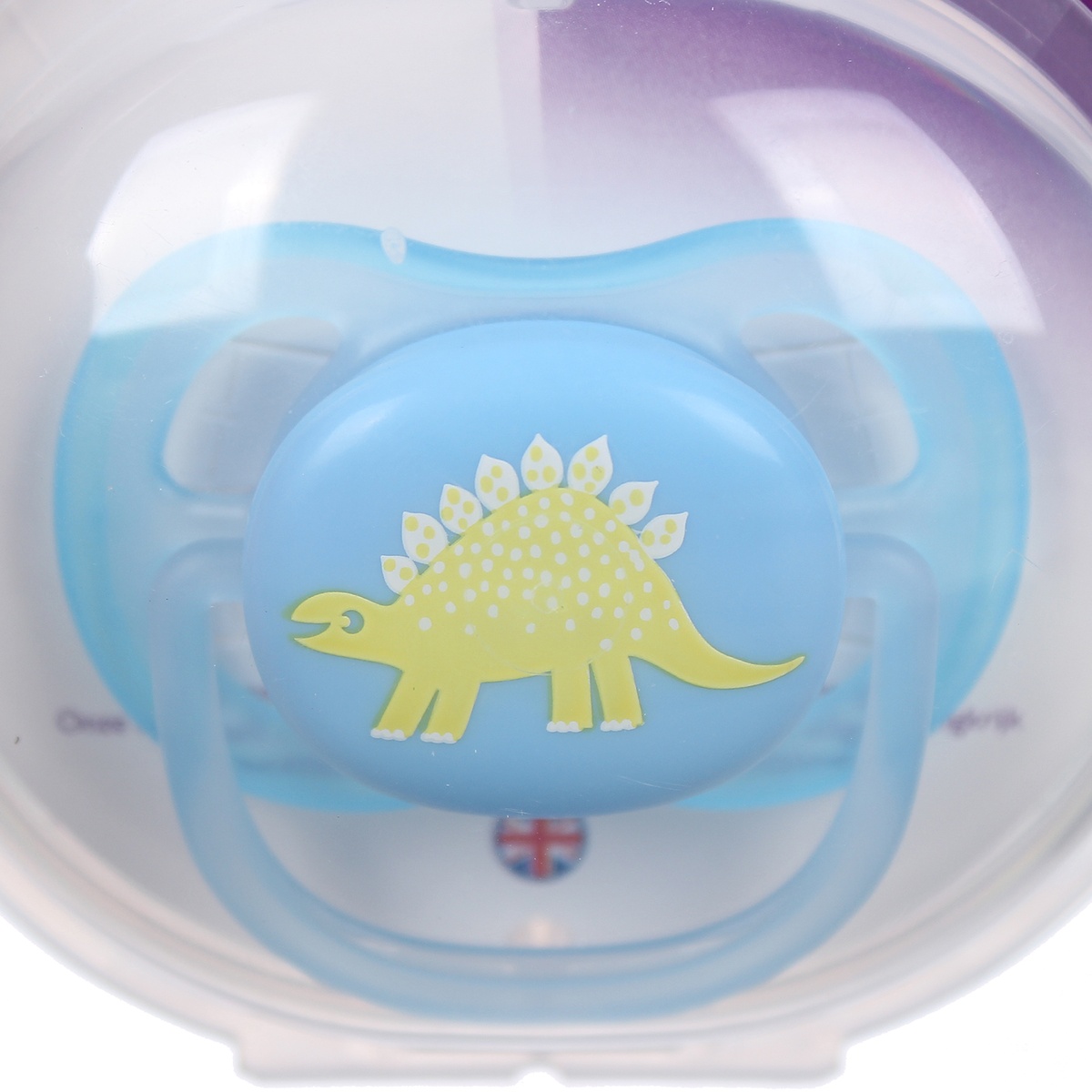 Ty ngậm cho bé Philips Avent màu xanh cho bé 0-6M - góc nghiêng
