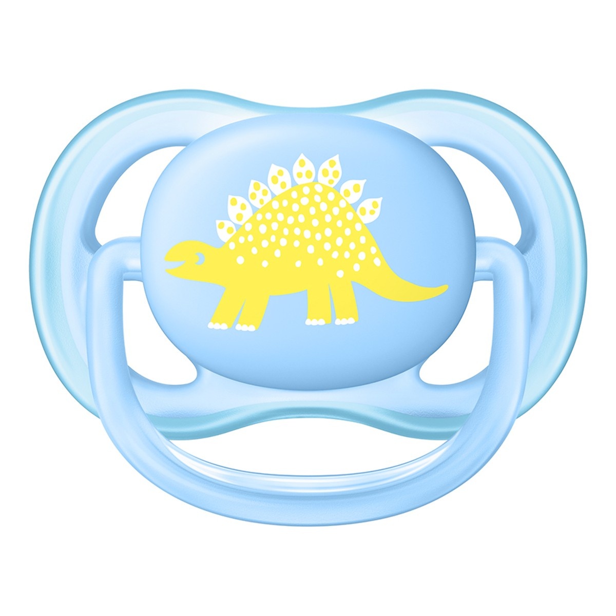 Ty ngậm cho bé Philips Avent màu xanh cho bé 0-6M - mặt trái