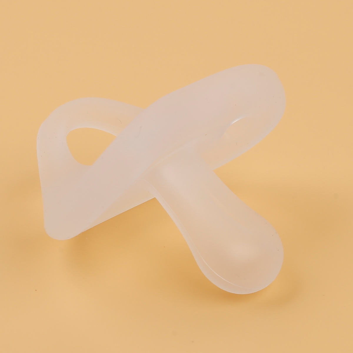 Ty ngậm silicone Moyuum kèm hộp Stage 2 (Trong suốt) - mặt phải