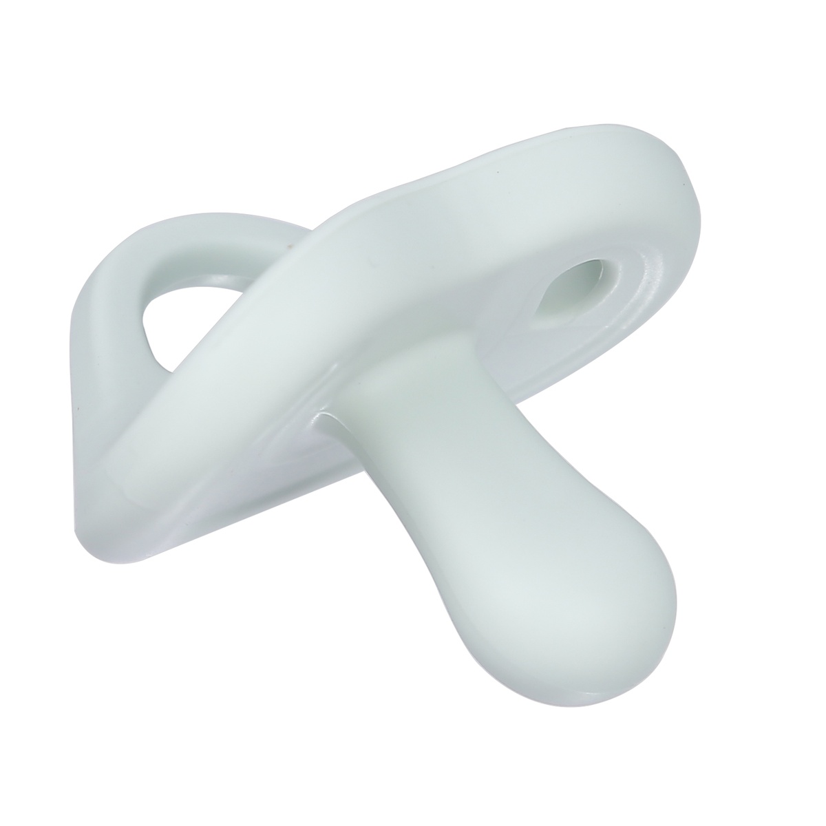 Ty ngậm silicone Moyuum kèm hộp Stage 2 (Xanh) - mặt phải