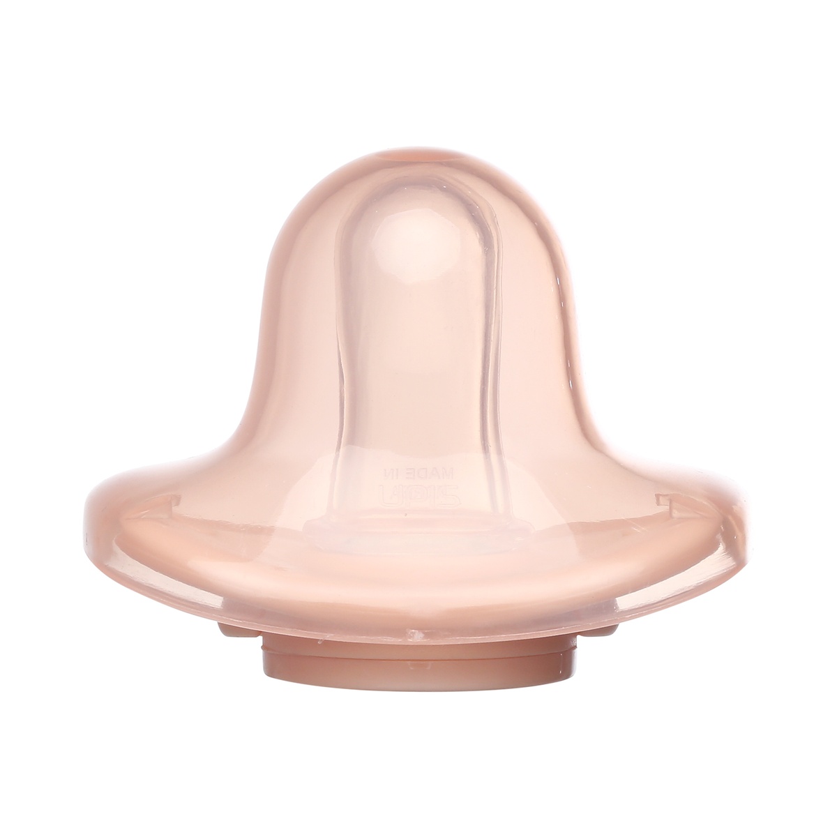 Ty ngậm silicon Upis Premium Hồng cho bé 0M+, 4M+ - mặt phải