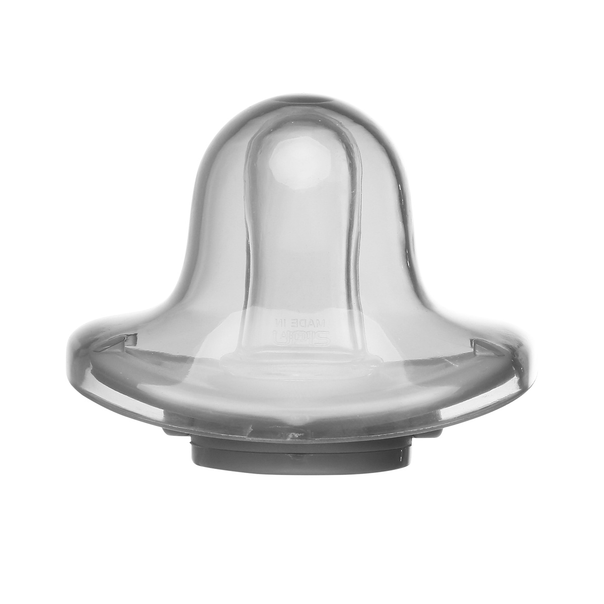 Ty ngậm silicon Upis Premium Xám cho bé 0M+, 4M+ - mặt phải