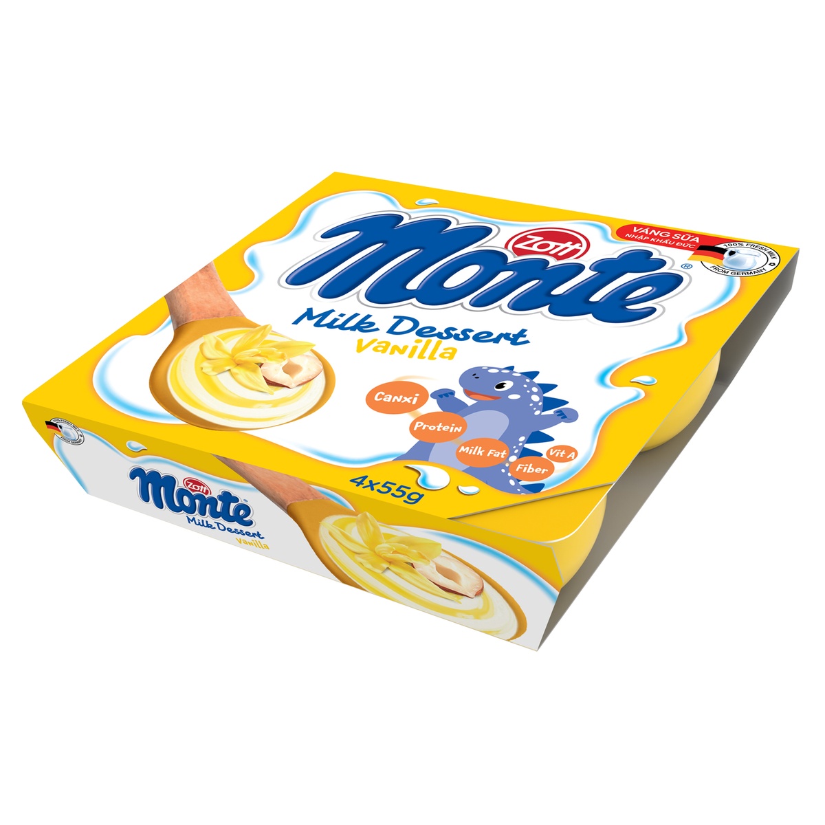 Váng sữa Monte Zott - Vanilla 4x55g cho bé trên 6 tháng tuổi - hình 6
