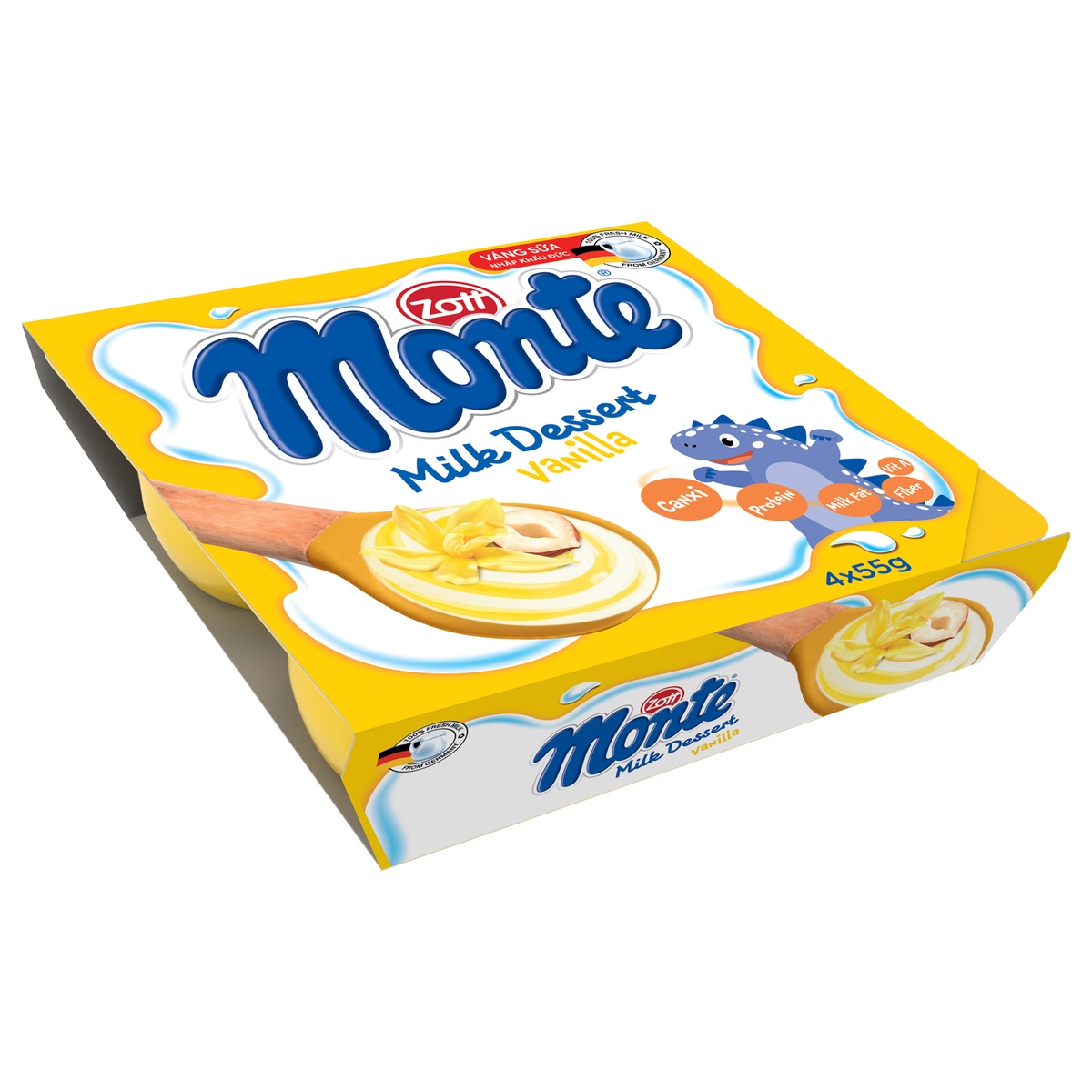 Váng sữa Monte Zott - Vanilla 4x55g cho bé trên 6 tháng tuổi - hình 7