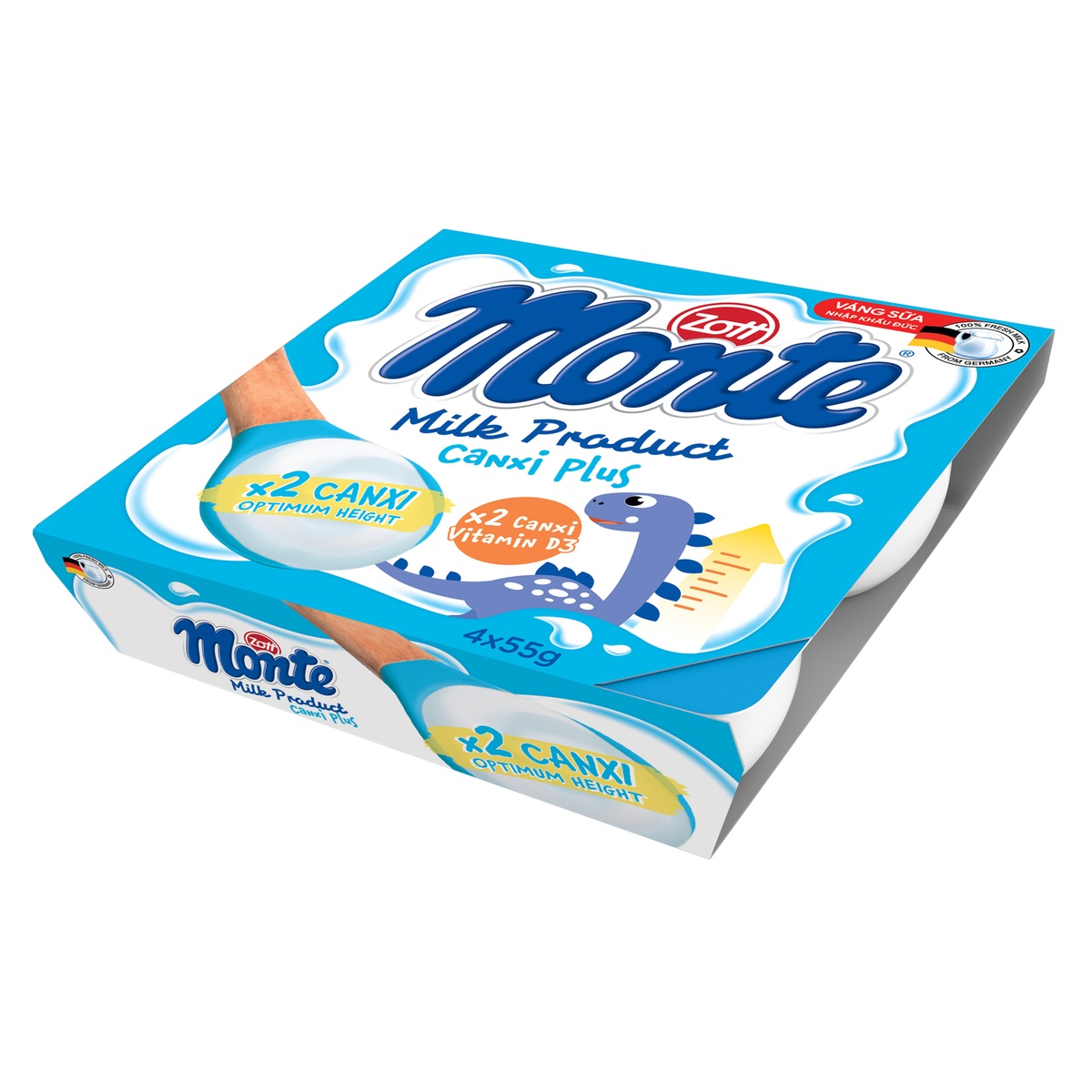 Váng sữa Zott Monte Canxi Plus 4x55g - hình 6