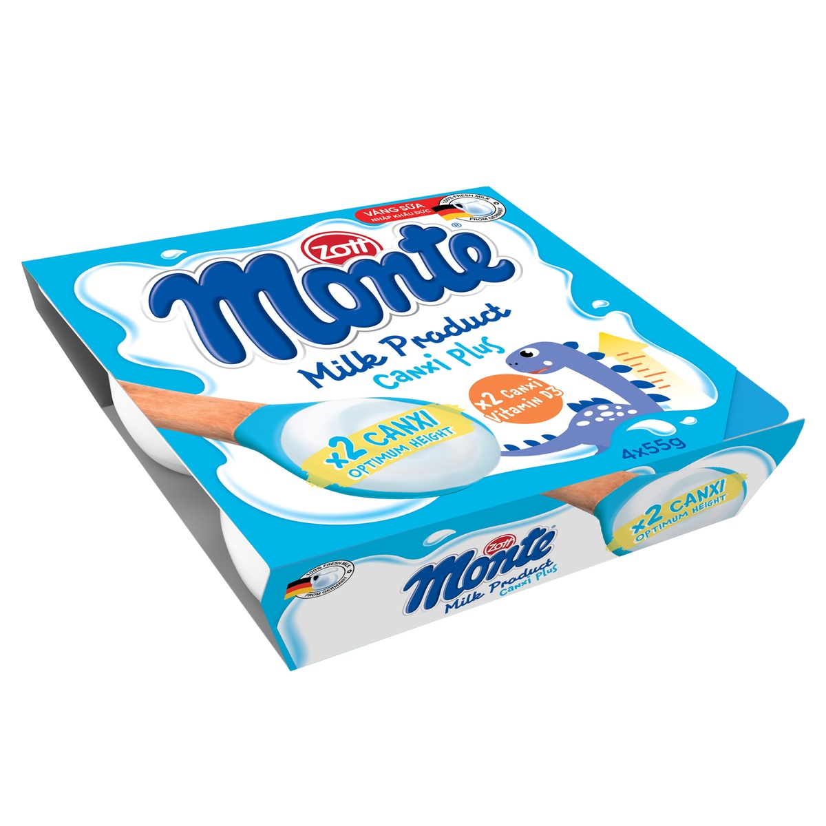 Váng sữa Zott Monte Canxi Plus 4x55g - hình 7