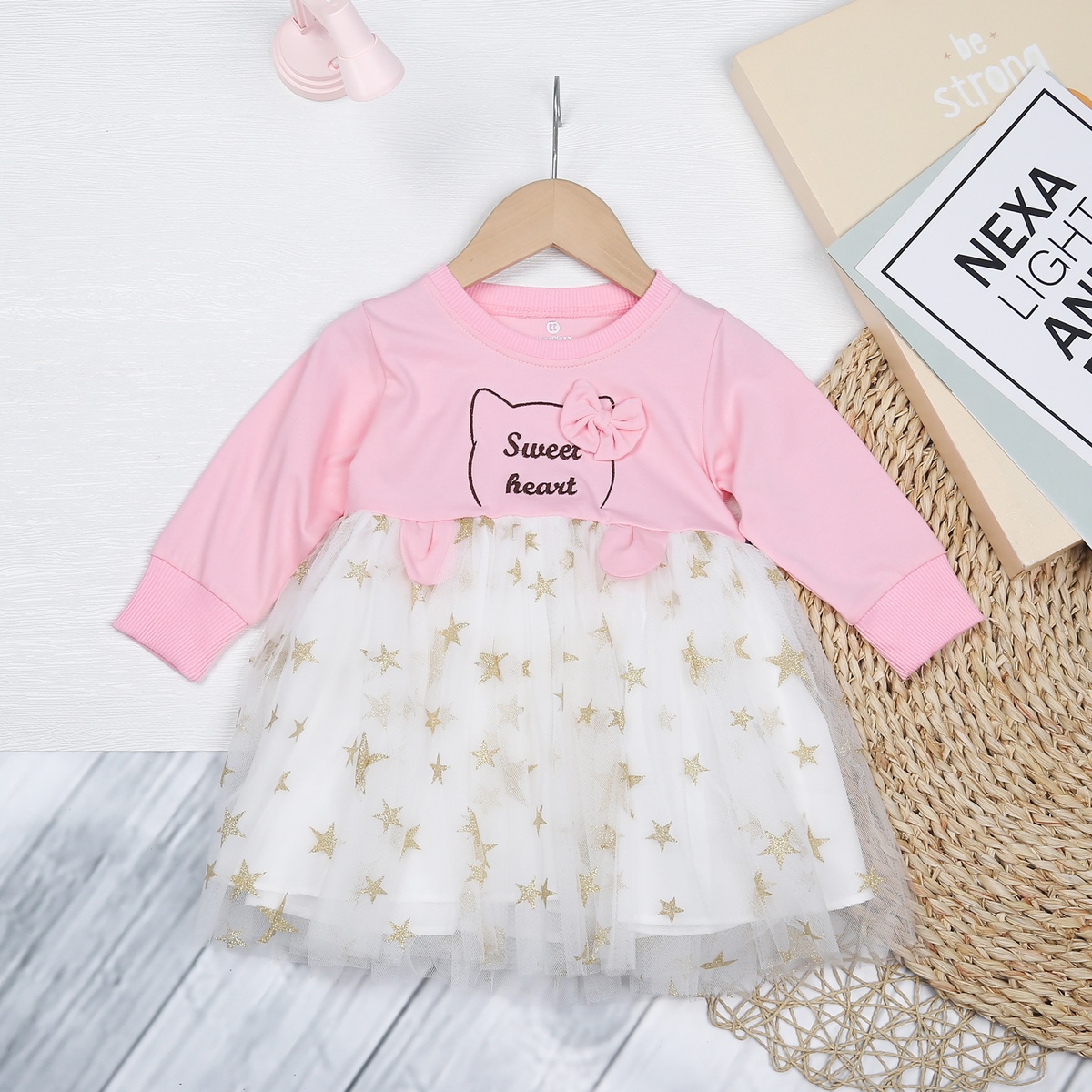 Váy tutu bé gái KidsPlaza tai gấu AT23H (Hồng)