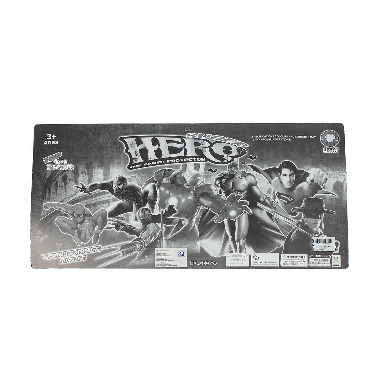 Ví 7 anh hùng Marvel CY.283-7A - mặt trái
