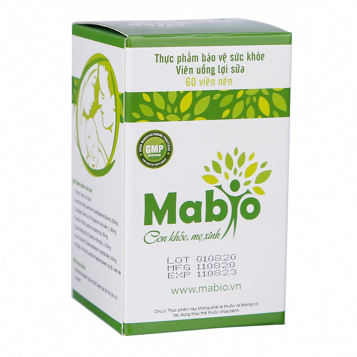Viên uống Mabio hỗ trợ nâng cao chất lượng sữa Mẹ (60 viên) - hình 8