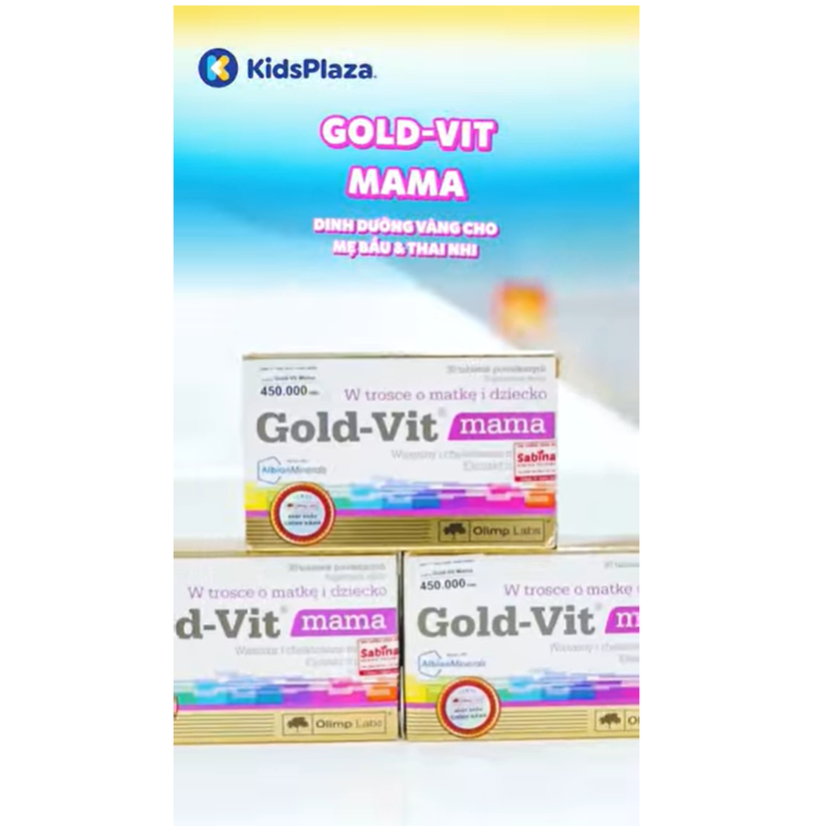 Thực phẩm bảo vệ sức khoẻ Gold-Vit® Mama bổ sung vitamin và khoáng chất cho bà bầu (30 viên) - video