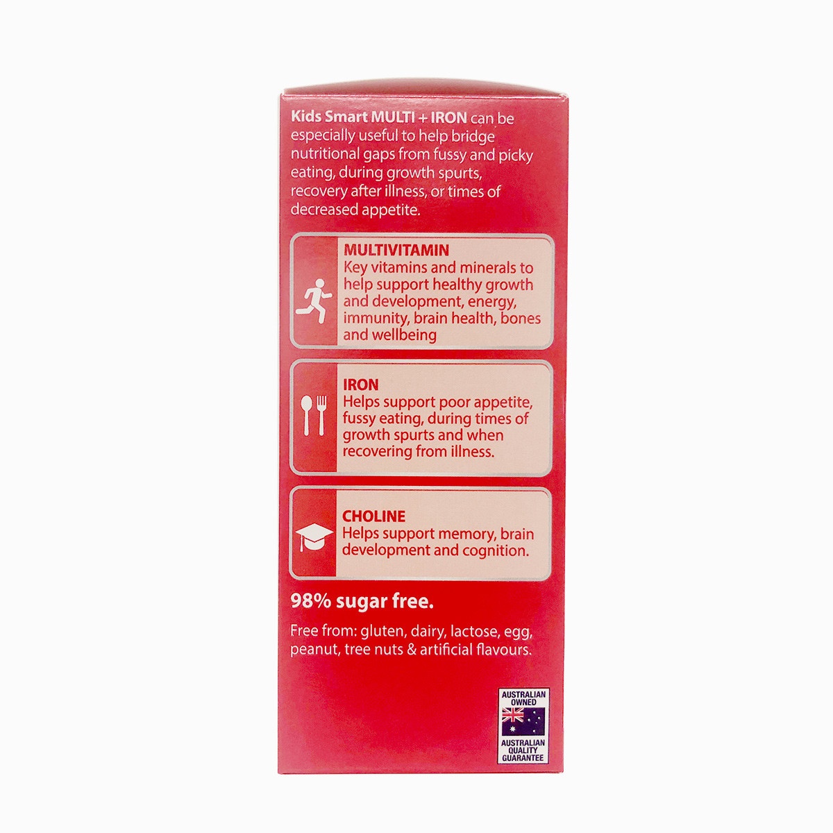 Thực phẩm bảo vệ sức khỏe NATURE'S WAY KIDS SMART LIQUID MULTI + IRON - góc nghiêng