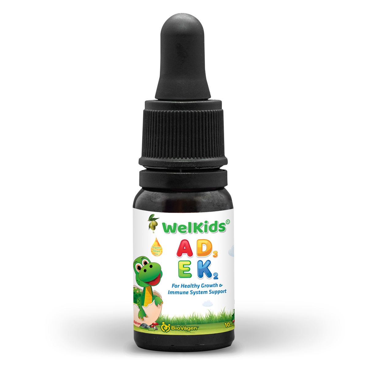 Thực phẩm bảo về sức khỏe WelKids Adek 10ml - mặt sau