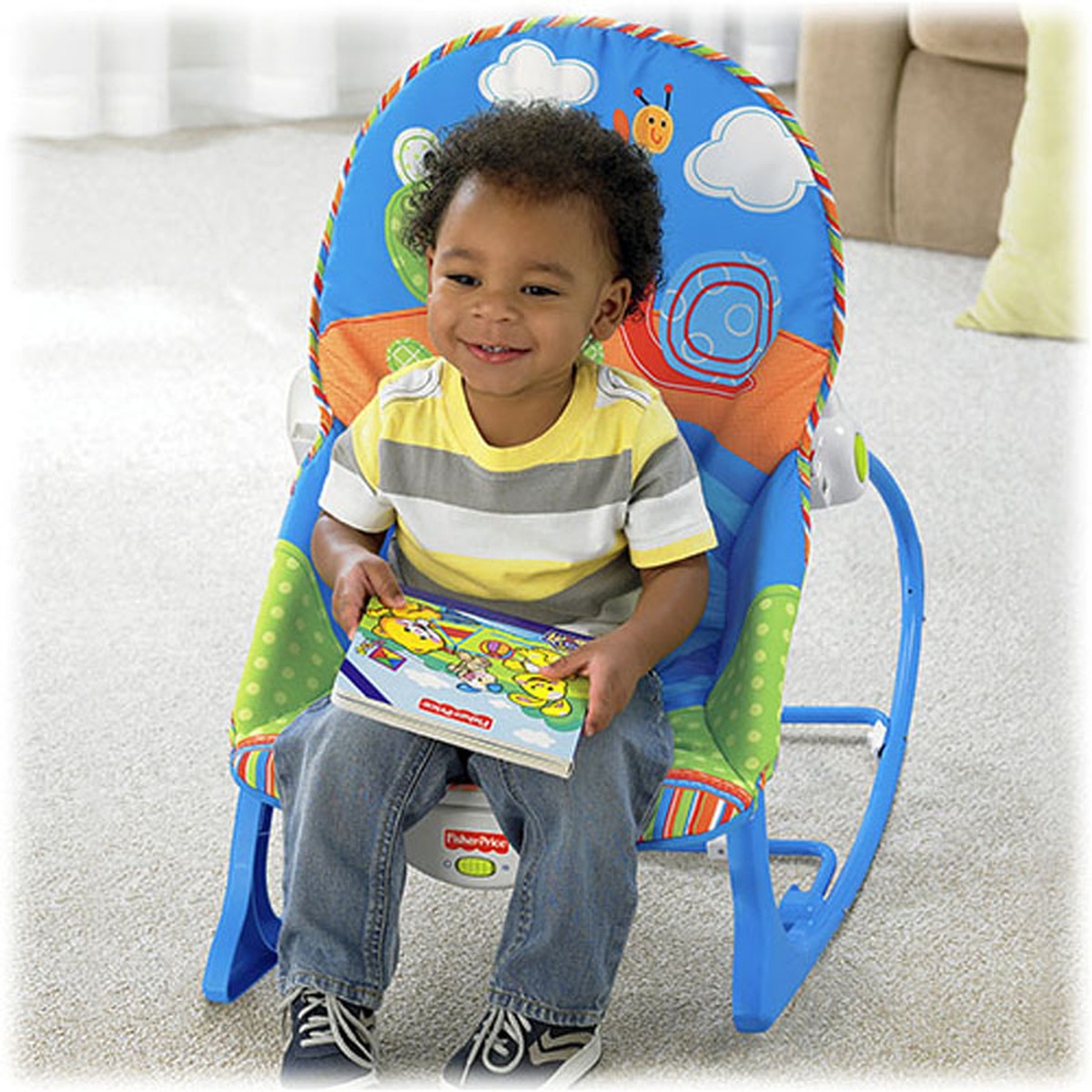 Ghế rung Fisher Price X7033 - 2010 - góc nghiêng
