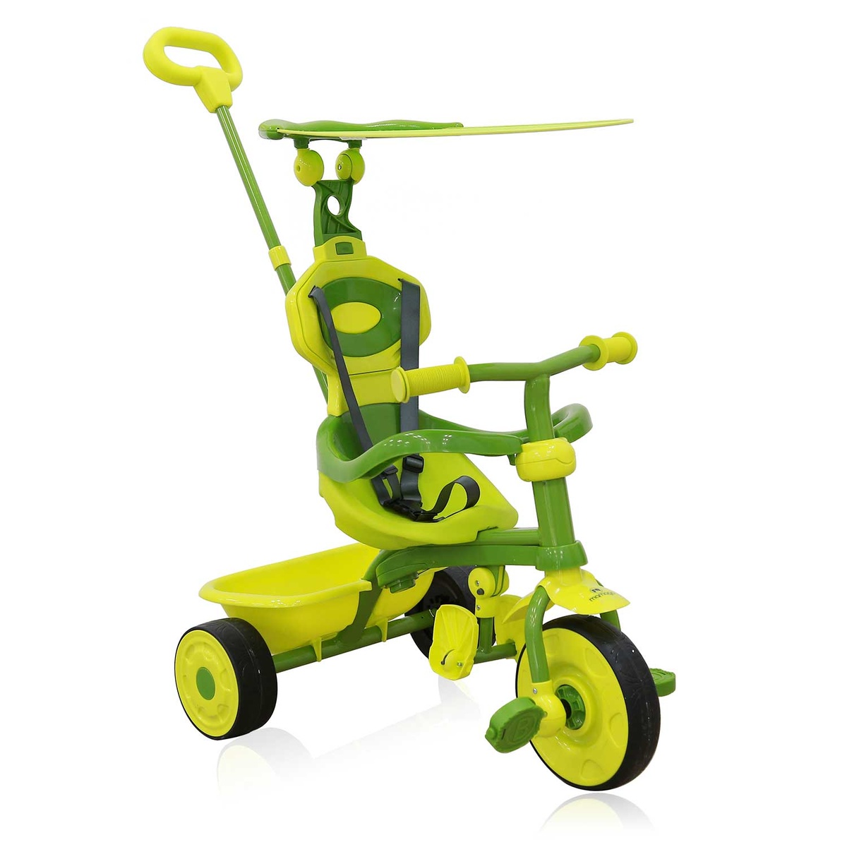 Xe đạp 3 bánh 3in1 Childhood Mamago Green cho bé - mặt trái