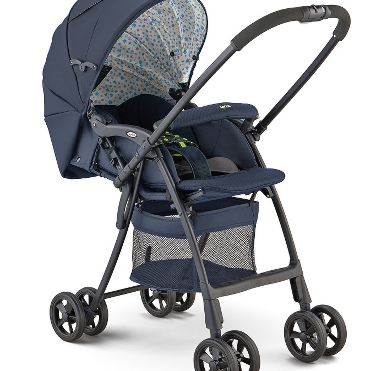 Xe đẩy Aprica Kroon Plus Highseat - mặt phải