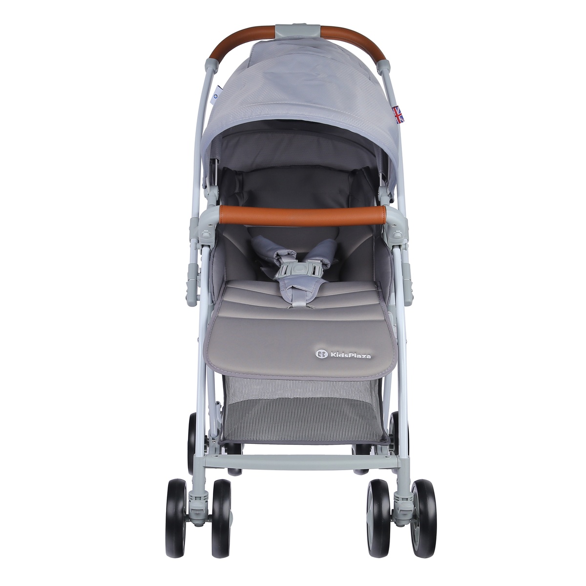 Xe đẩy cho bé KidsPlaza Avon Premium V.818 (Xám Bạc) - mặt trái