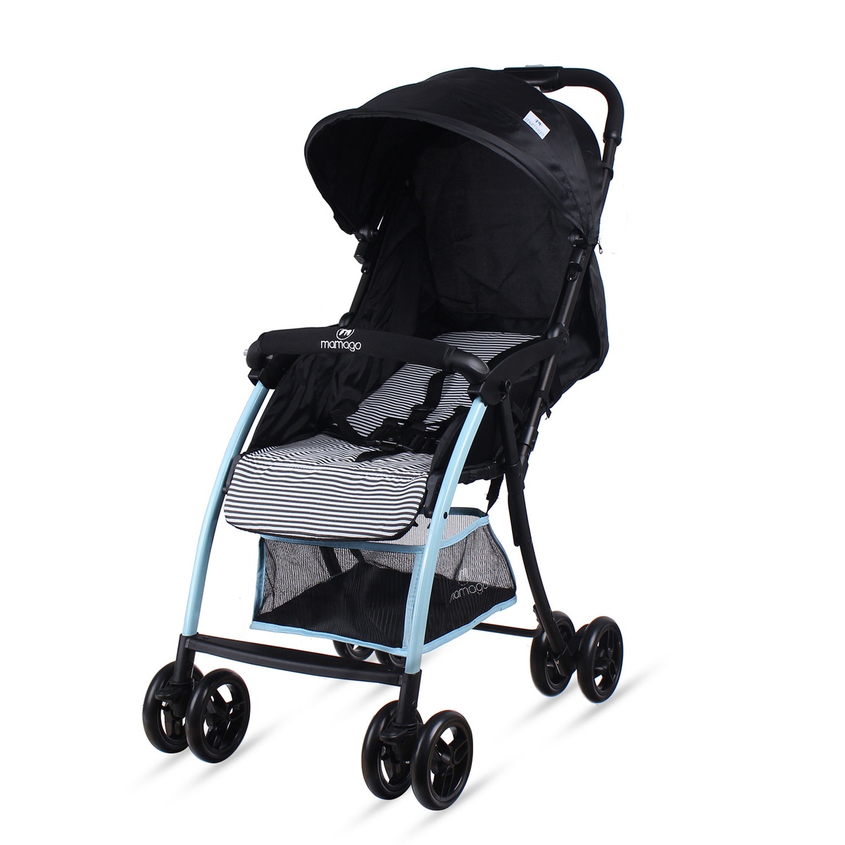 Xe đẩy cho bé Mamago Compact 316 (Đen) - mặt sau