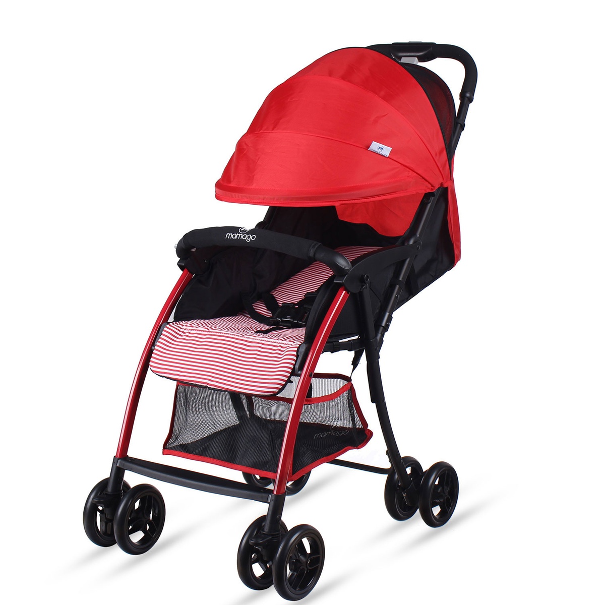Xe đẩy cho bé Mamago Compact 316 (màu đỏ) - mặt sau