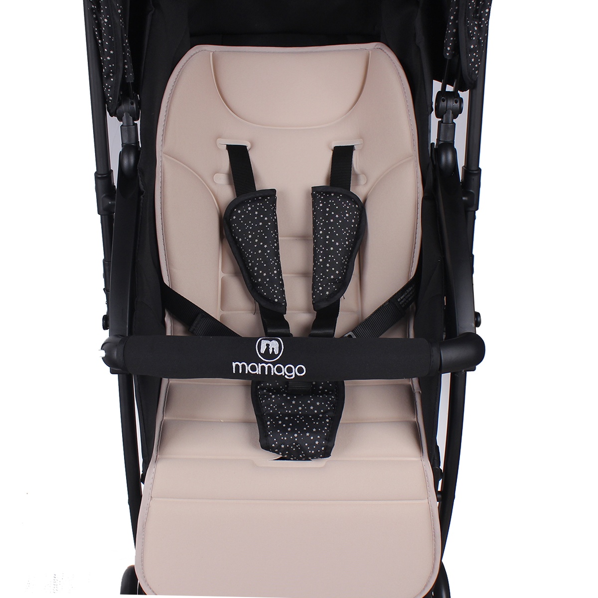 Xe đẩy cho bé Mamago Compact 319 (màu đen) - hình 6