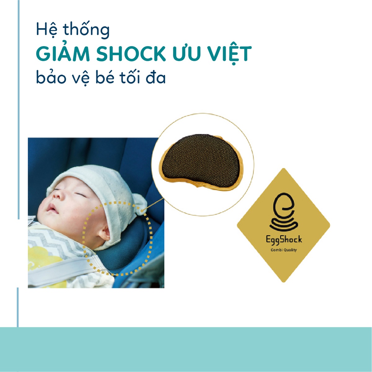 Xe đẩy Combi Sugocal Light 4 xanh dương - hình 8