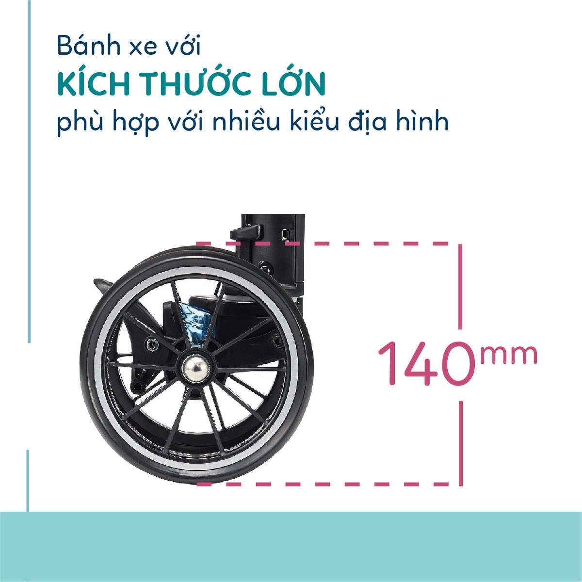 Xe đẩy Combi Sugocal Light 4 xanh dương - hình 10
