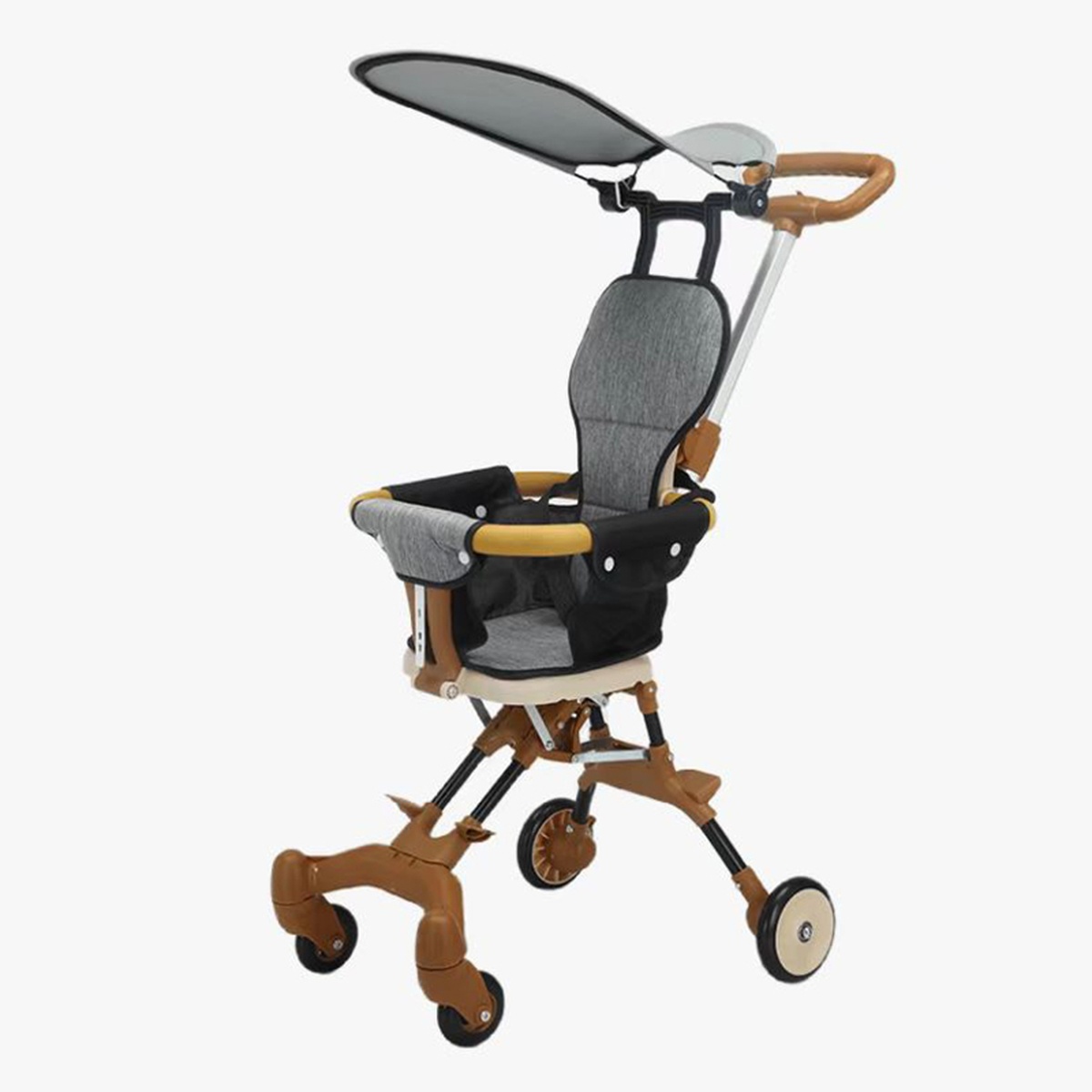 Xe đẩy du lịch gấp gọn hai chiều TopKids AC - mặt phải
