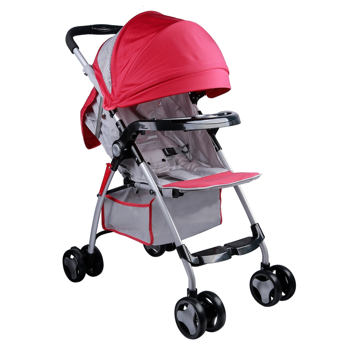 Xe đẩy KidsPlaza Friendly C06 Summer (Đỏ)  - mặt sau