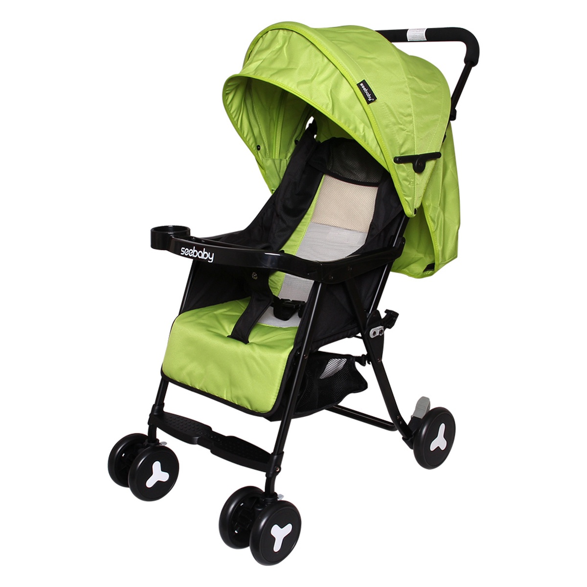 Xe đẩy Seebaby QQ3 - mặt trái