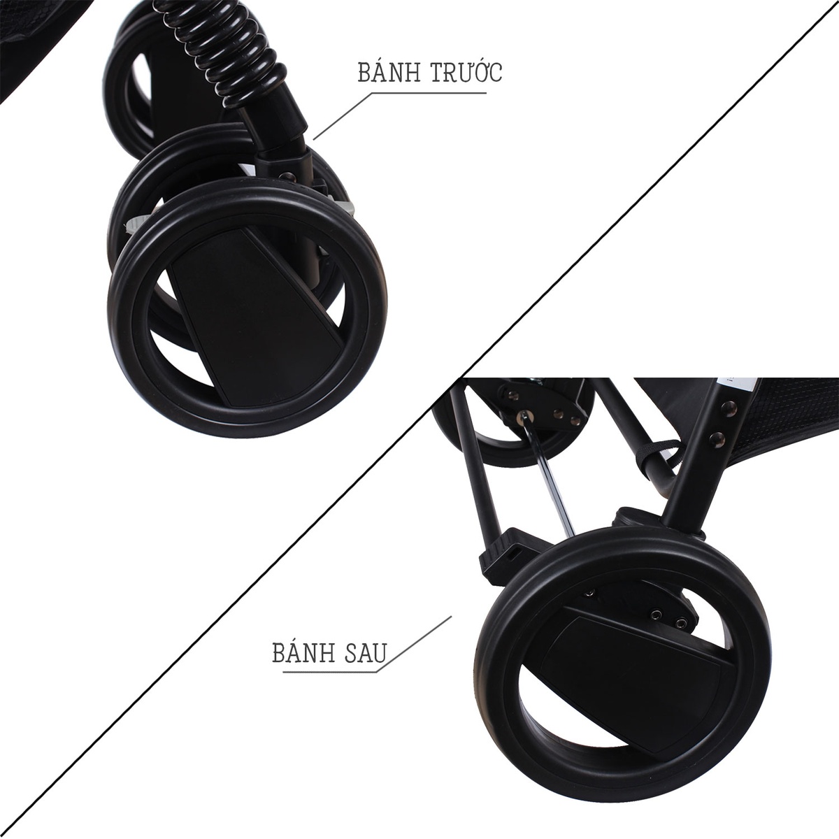 Xe đẩy Seebaby T11A màu xanh  - hình 12