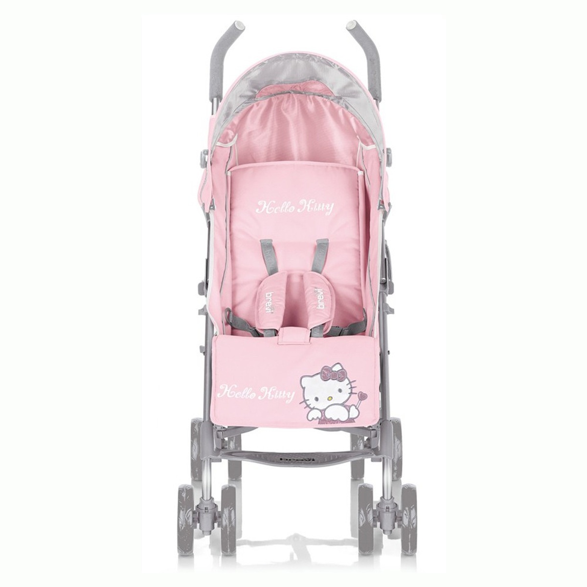 Xe đẩy Brevi B' Super Hello Kitty BRE758-22HK - mặt trái