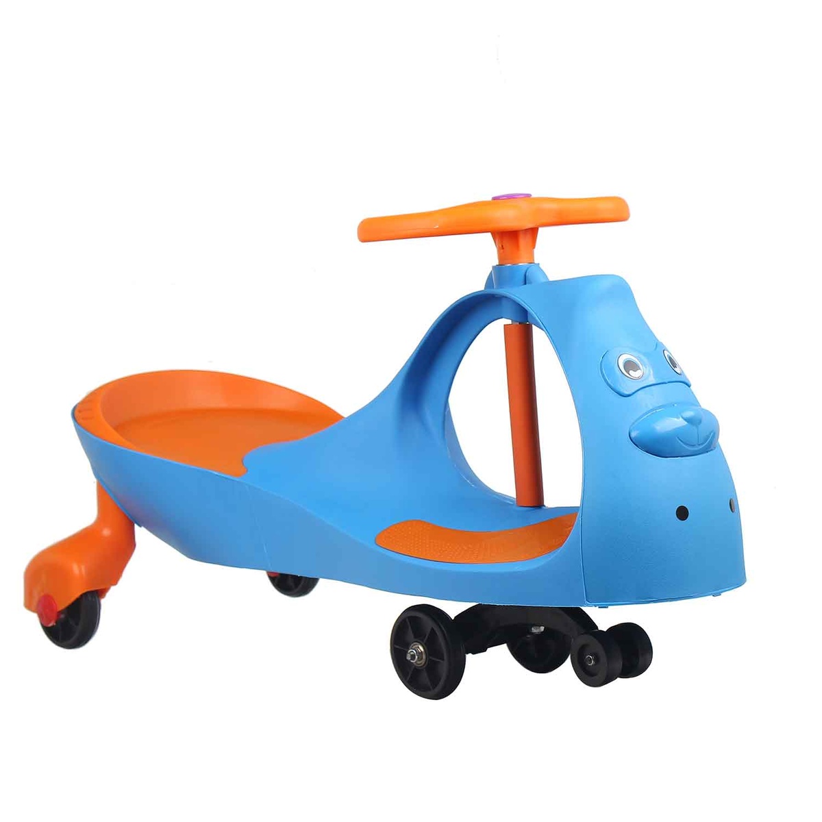 Xe lắc 3D Larva hình thú cao cấp - mặt phải