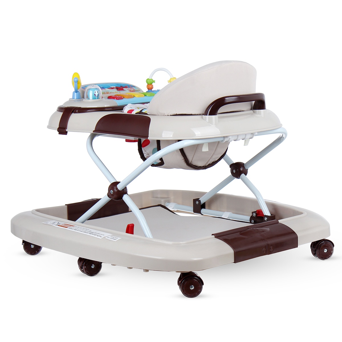 Xe tập đi KidsPlaza Walker có nhạc và bàn ăn W1120RA6 (Màu Nâu) - mặt phải