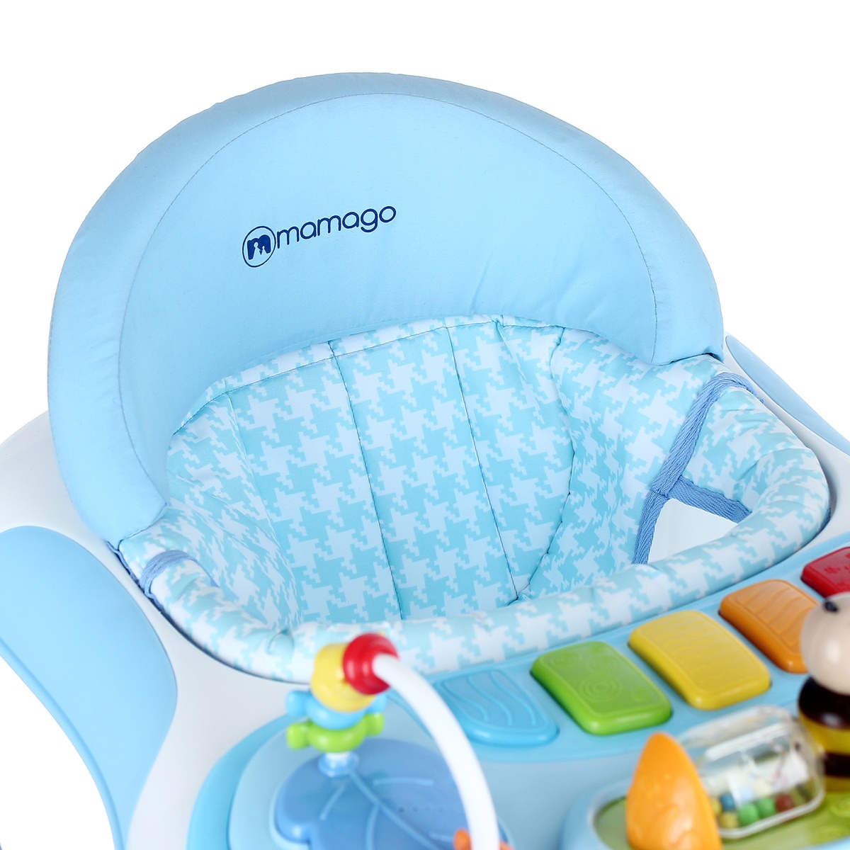 Xe tập đi tròn Mamago Walker màu xanh có nhạc và bàn ăn - hình 16