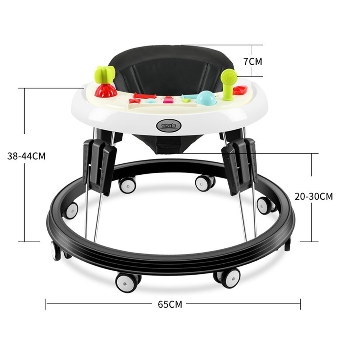 Xe tập đi tròn Wrsxbc AC21 (Trắng Đen) - hình 6