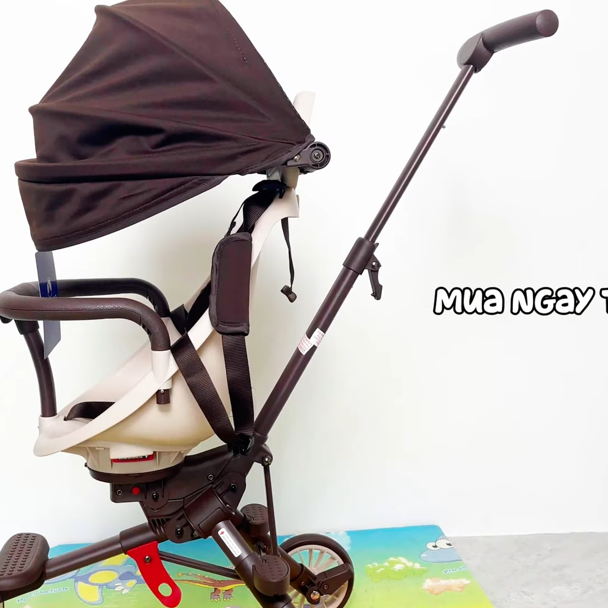 Xe đẩy gấp gọn 2 chiều Mamago V7-619 - video