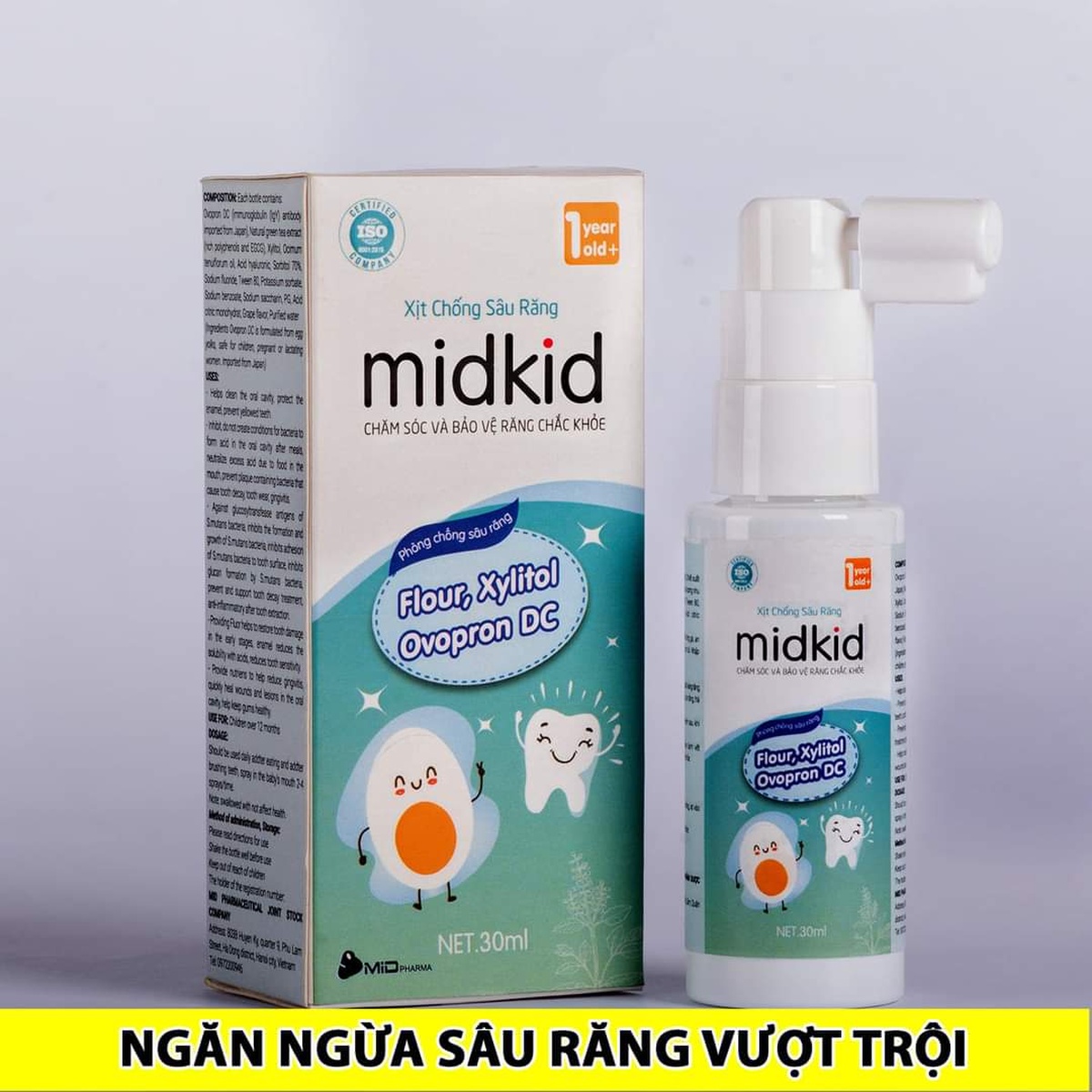 Xịt chống sâu răng Midkid 30ml - hình 10