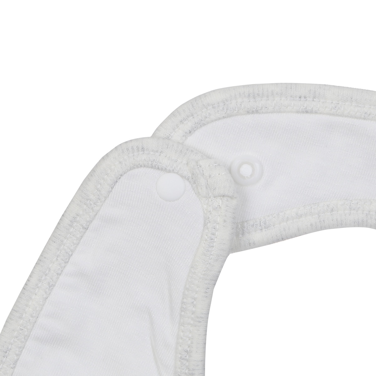 Yếm vuông KidsPlaza ND24D (Ghi) - mặt sau