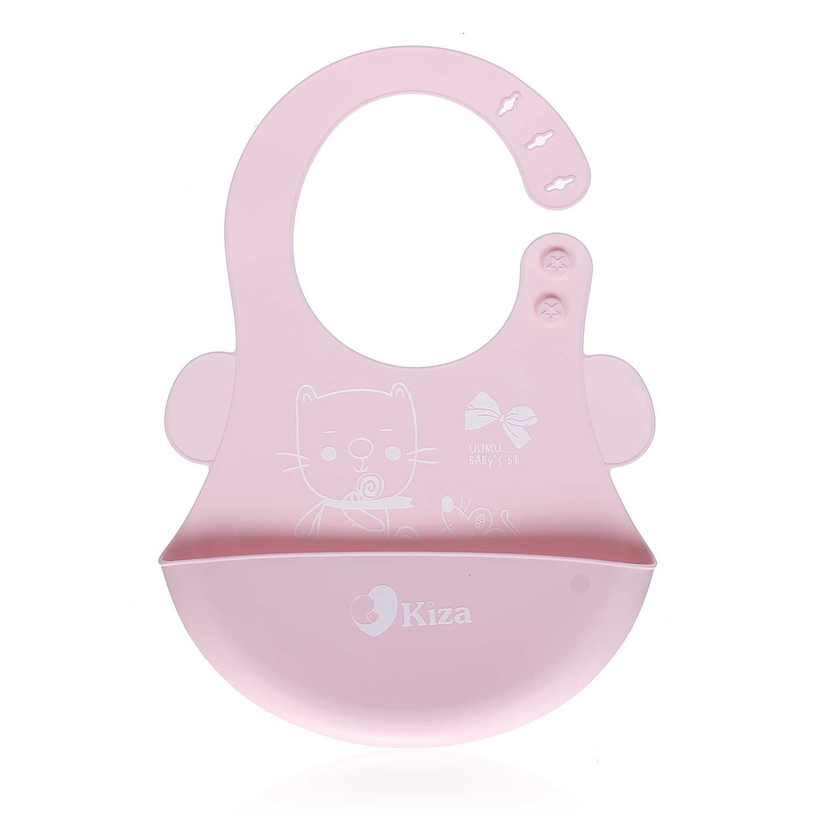 Yếm ăn silicone cho bé KidsPlaza BIB022 - mặt trái