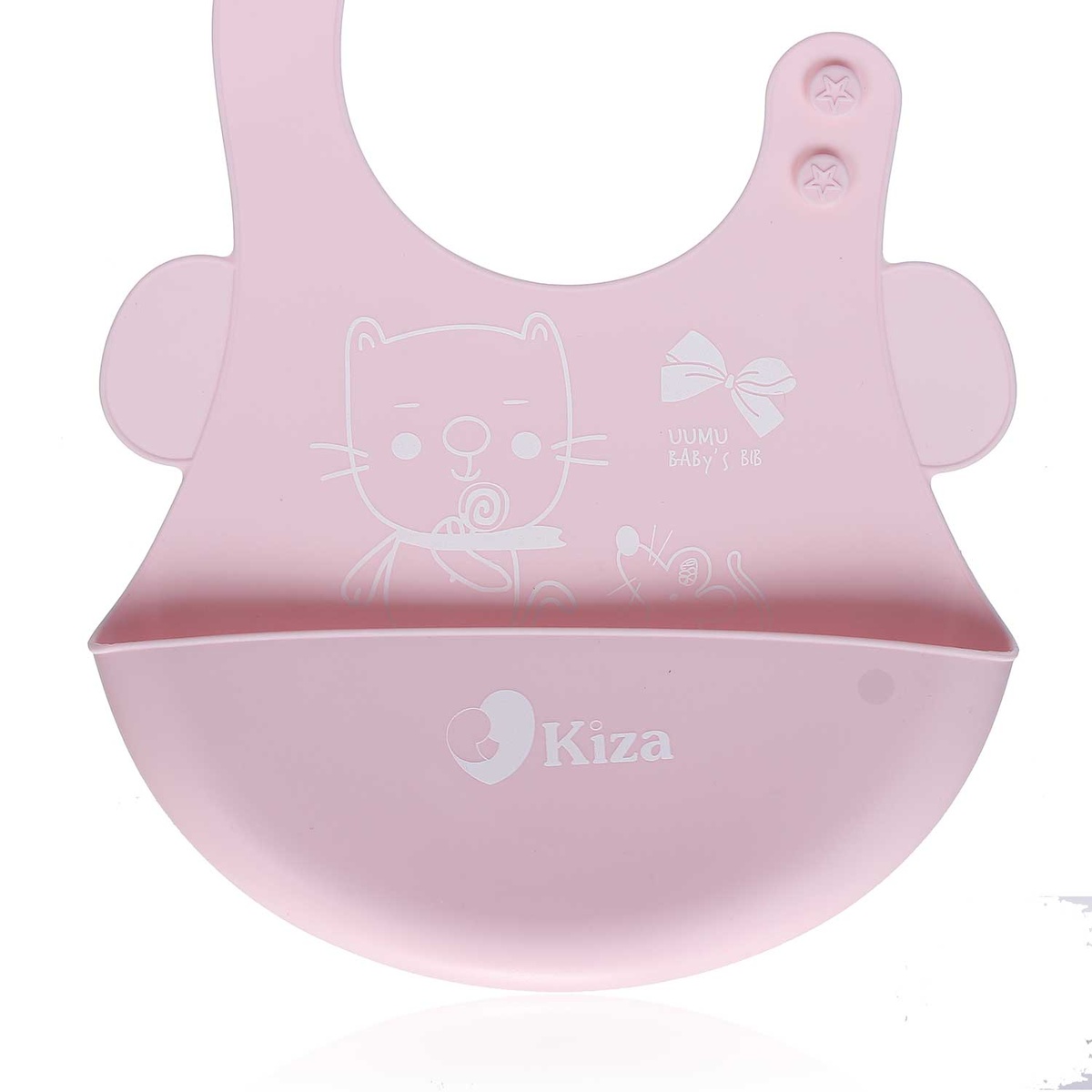 Yếm ăn silicone cho bé KidsPlaza BIB022 - mặt sau