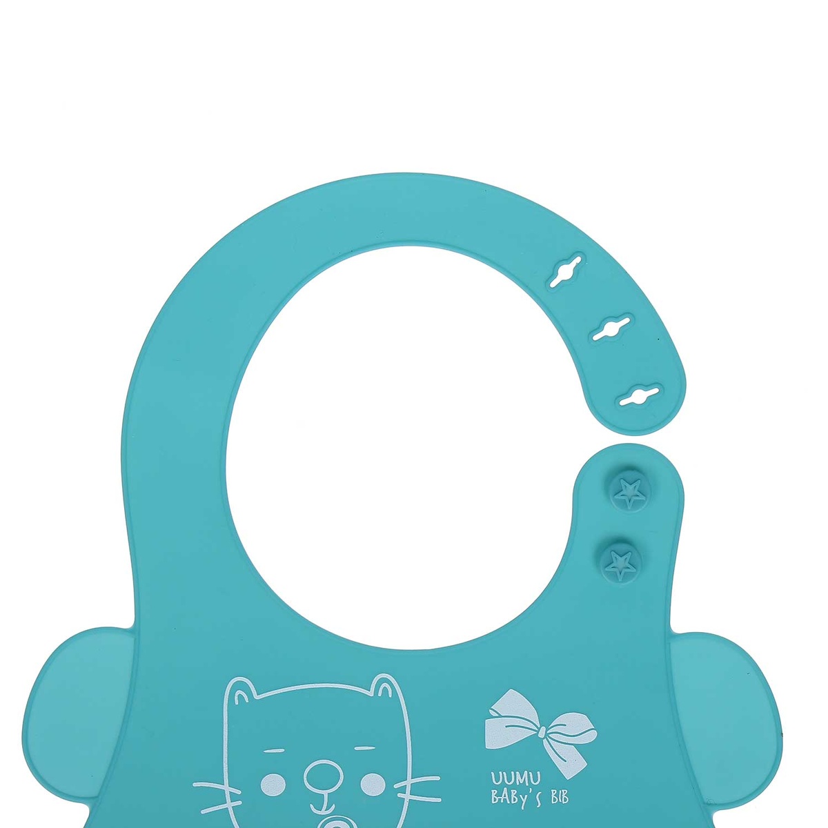 Yếm ăn silicone cho bé KidsPlaza BIB022 - góc nghiêng