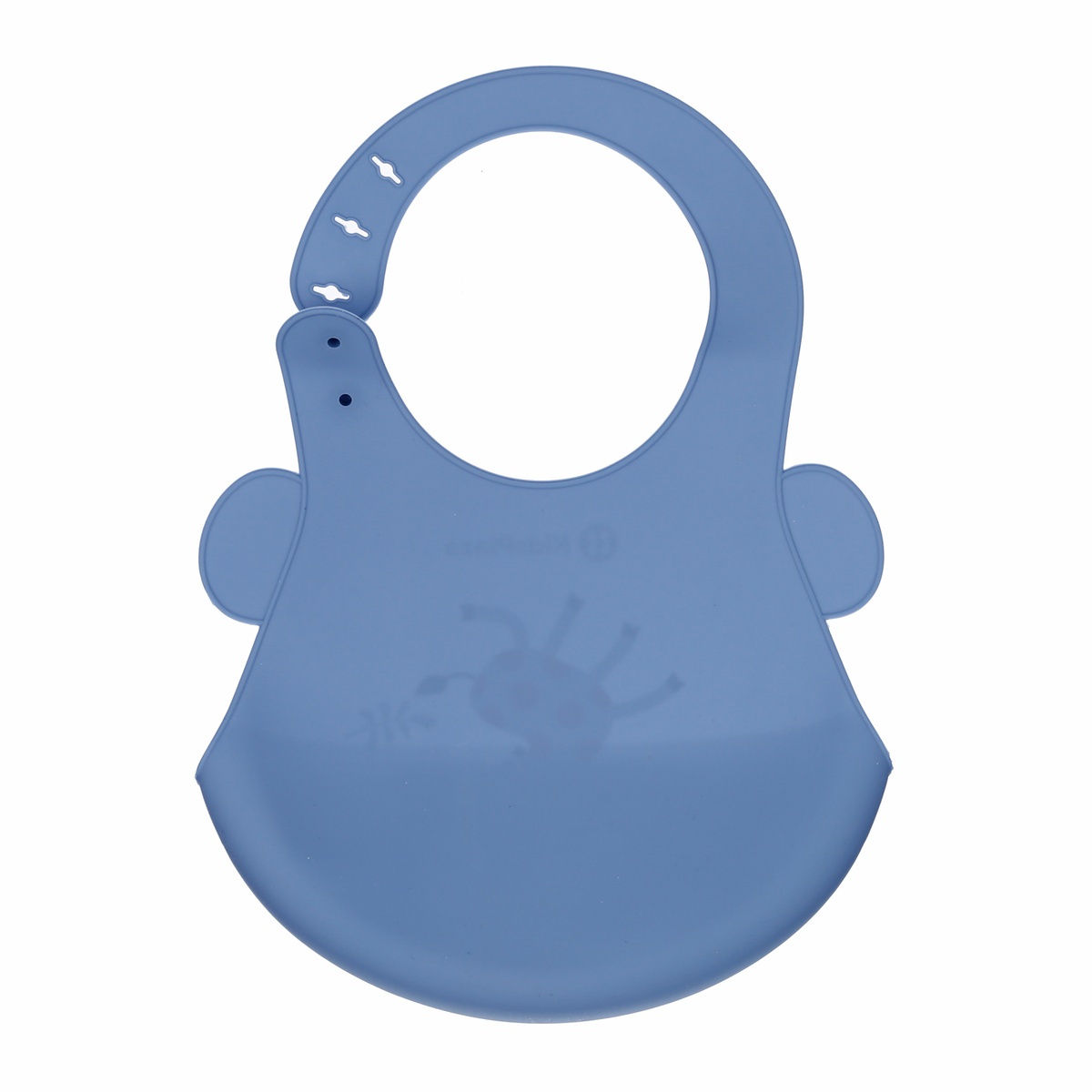 Yếm ăn silicone cho bé KidsPlaza 6903 (Xanh) - góc nghiêng