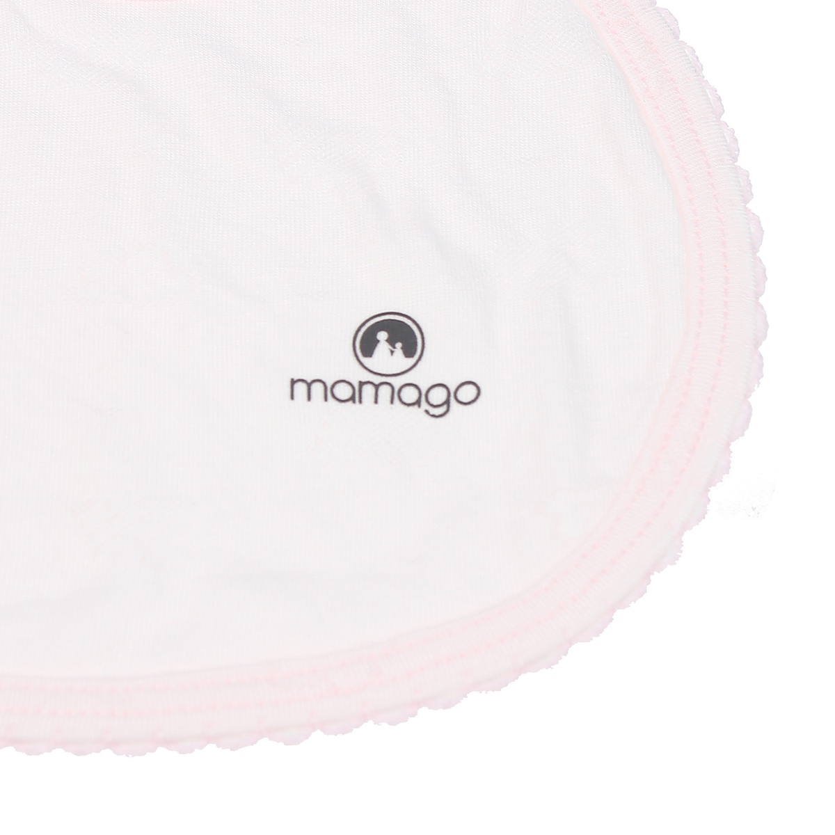 Yếm dây sơ sinh Neil Mamago HN20H (Hồng) - mặt phải