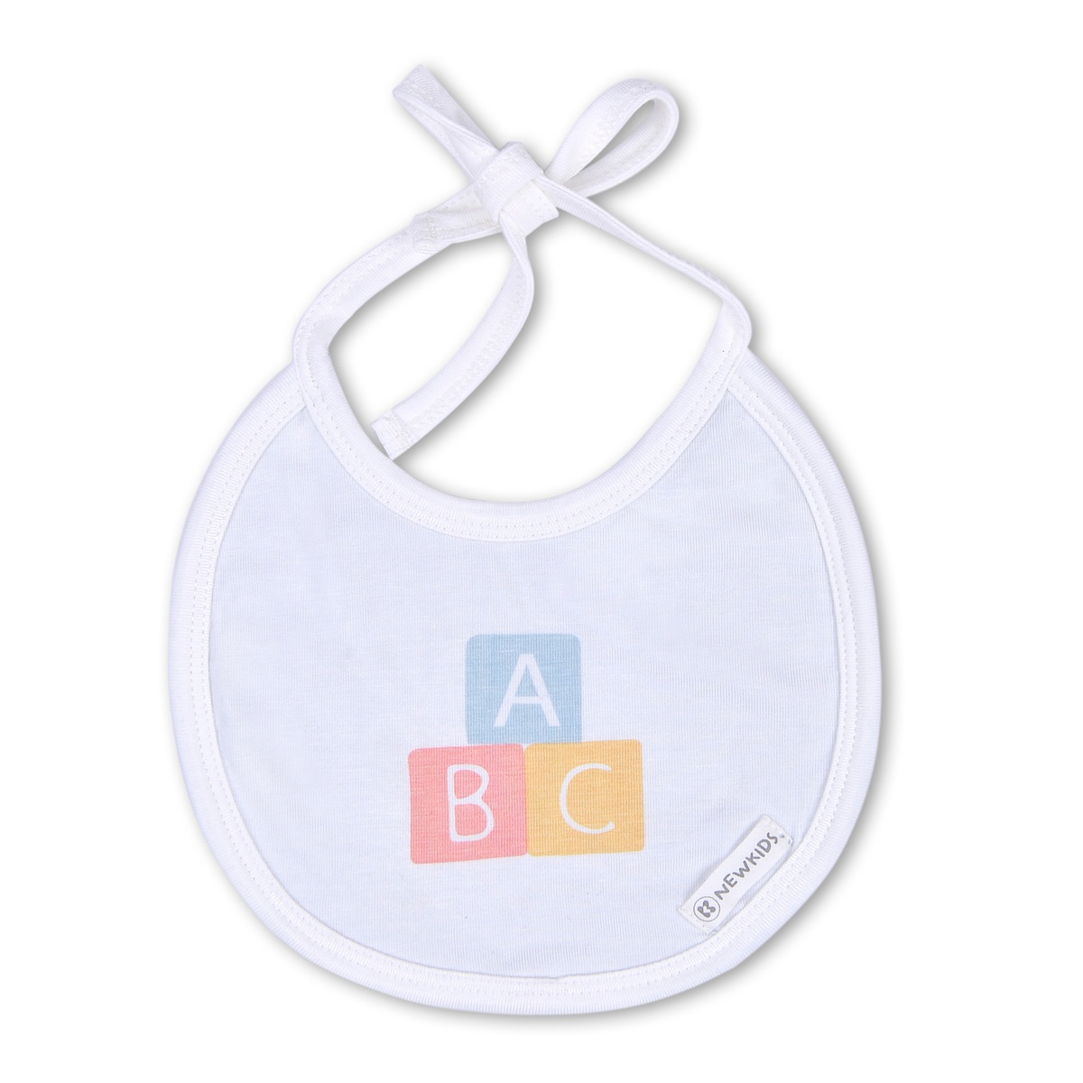Yếm sơ sinh buộc dây Otis KidsPlaza ND22H ( trắng xanh)