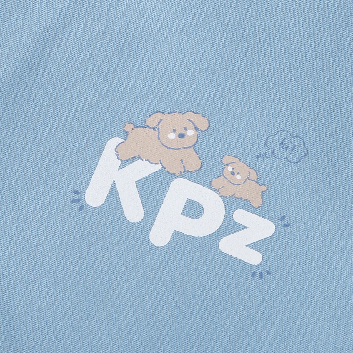 Yếm tam giác cho bé KidsPlaza ND25D (Xanh) - mặt trái
