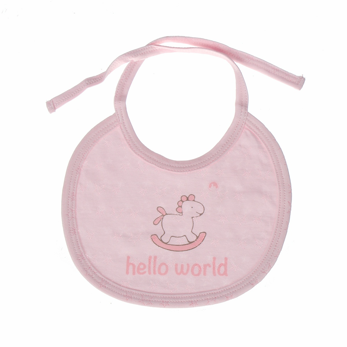 Yếm dây sơ sinh Mamago ND20H twikle star (Hồng) - mặt trái